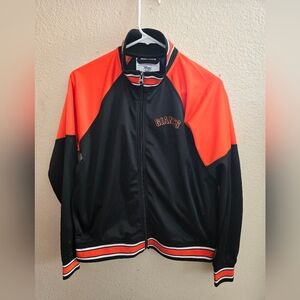 SF Giants Black and Orange Warmup Jacket